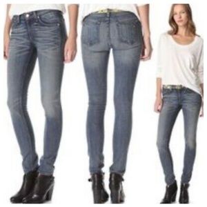 Rag&bone skinny jean in monument wash